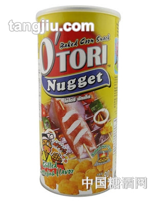 奥特力Aoteli玉米球点心-烤鱿鱼口味