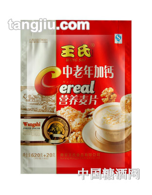 王氏中老年加钙营养麦片640g