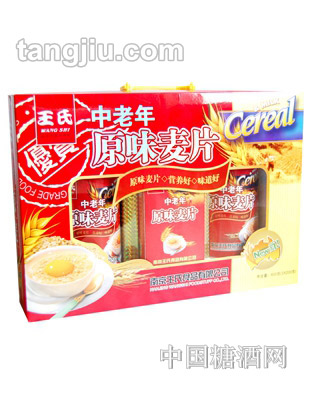 王氏中老年原味麦片600g