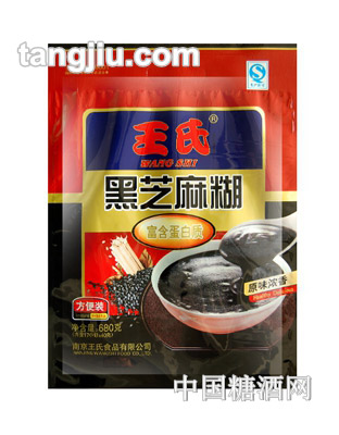 王氏富含蛋白质黑芝麻糊680g