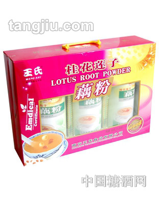 王氏桂花莲子藕粉600g