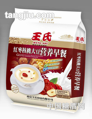 王氏红枣核桃大豆营养早餐