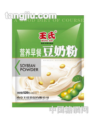 王氏营养早餐豆奶粉520g