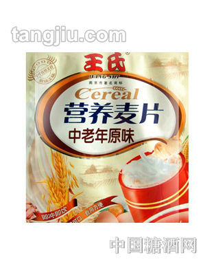 王氏中老年原味营养麦片600g