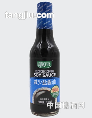 科沁万佳减少盐酱油300ml