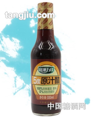 科沁万佳5度原汁醋300ml