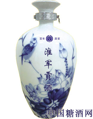 淮军贡酒青花国瓷瓶