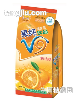 果之纯v9固体饮料桔子味