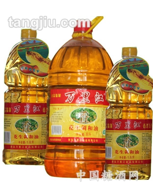 万里江花生调和油8L