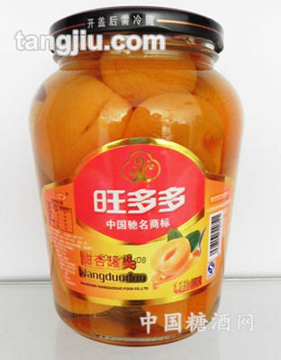 真心杯880g甜杏罐头