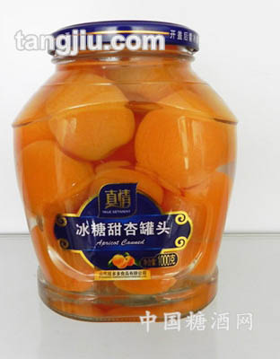 真情甜杏罐头1000g