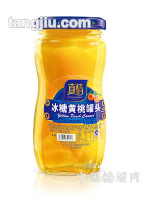 黄桃罐头真情牌258g
