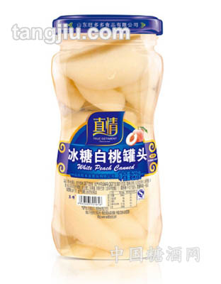 白桃真情水果罐头258g