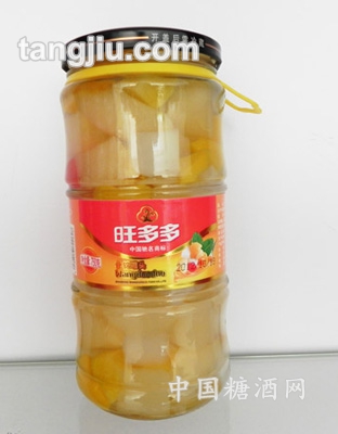 大竹节什锦罐头750g