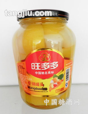 真心杯880g什锦罐头