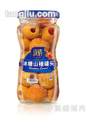 山楂罐头真情牌258g