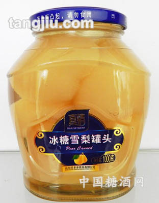 真情梨罐头1000g