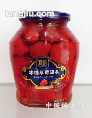 真情680g草莓罐头
