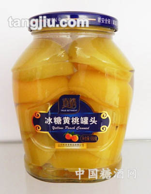 真情680g黄桃罐头