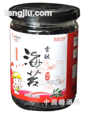 锅大喜香酥海苔辣味20克