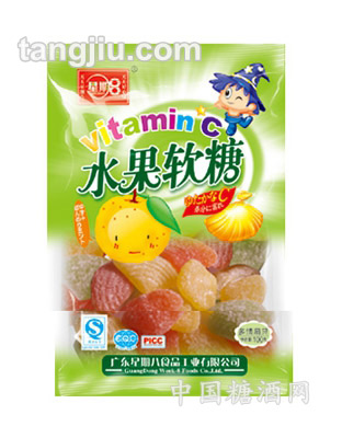 星期8水果软糖多情扇贝100g