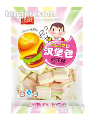 星期八汉堡包棉花糖60g