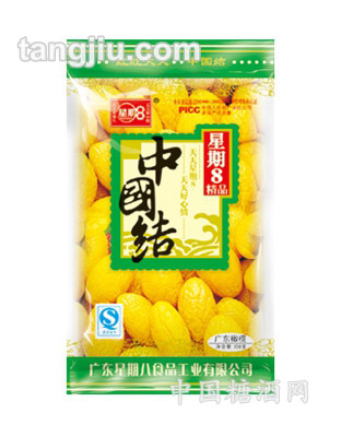 星期8中国结广东橄榄150g