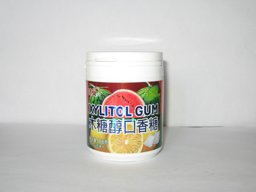 西瓜+柠檬味口香糖