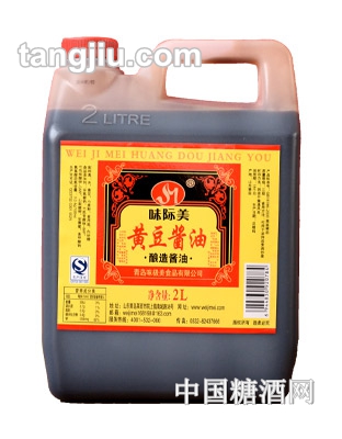 味极美黄豆酱油2L