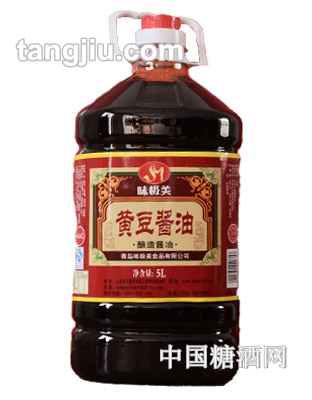 味极美黄豆酱油5L
