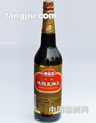 味金香正庄味极生抽王610ml