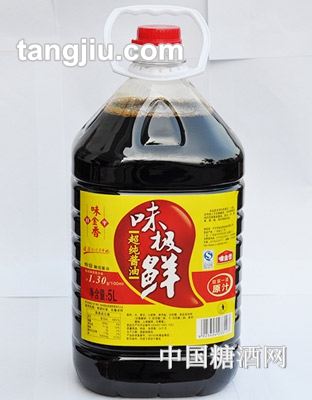 味金香味极鲜超纯酱油5L