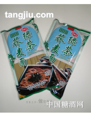 麦香村绿茶荞麦面500g