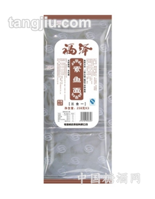 福泽素鱼面三合一238g
