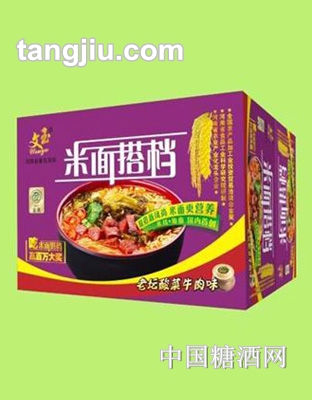 文玉米面搭档老坛酸菜面箱