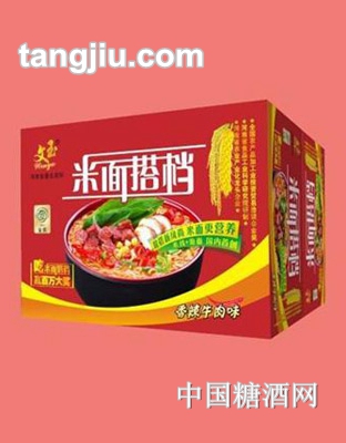 文玉米面搭档香辣牛肉箱装