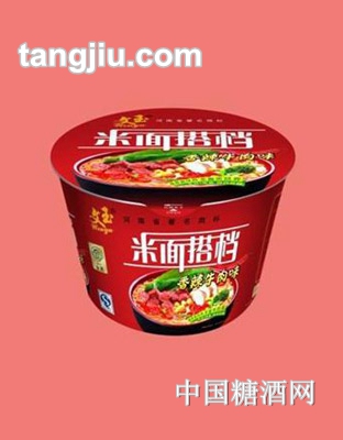文玉米面搭档香辣牛肉
