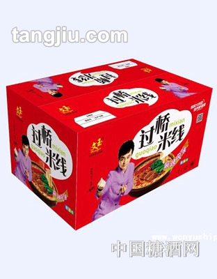 文玉过桥米线麻辣风味桶装箱装