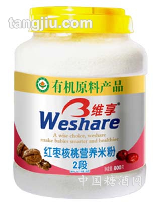 红枣核桃营养米粉