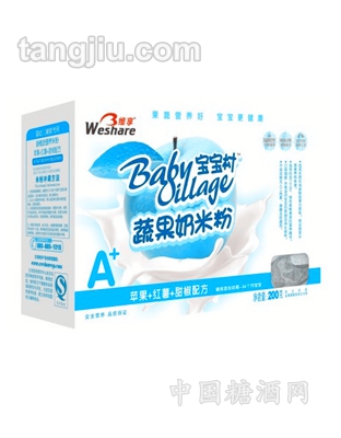 苹果+红薯+甜椒蔬果奶米粉