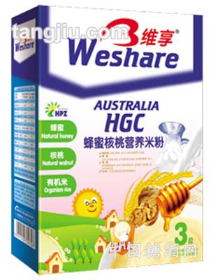蜂蜜核桃营养米粉