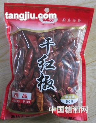 恒利调味品干红椒50克