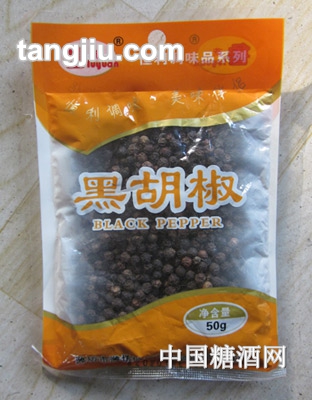 恒利调味品黑胡椒50克