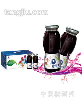 依兰特产-五国城蓝莓果浆饮料(210ml)
