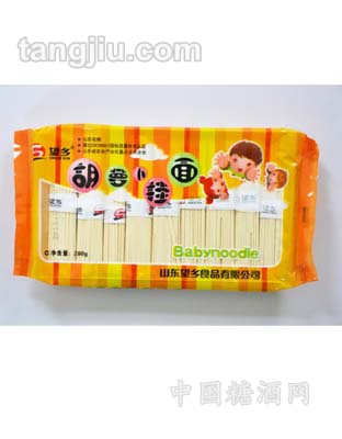 胡萝卜挂面面条280g