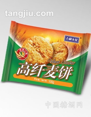 高纤麦饼原味100g