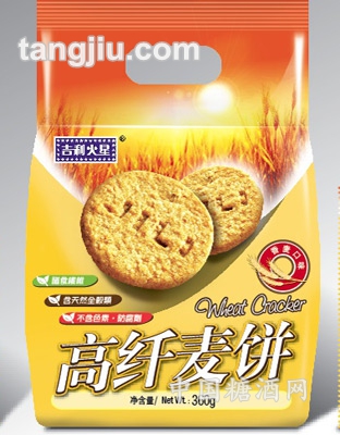 高纤麦饼香麦口味360g