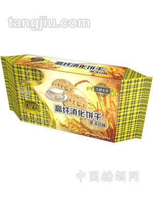 高纤消化饼干黑芝麻味570g