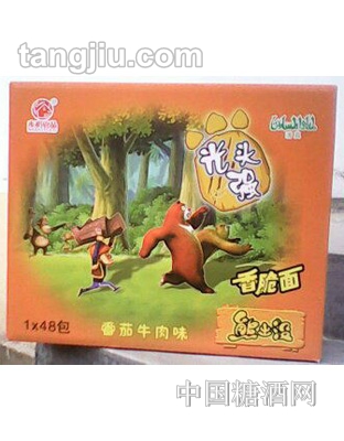麦稻人家熊出没香脆面48包
