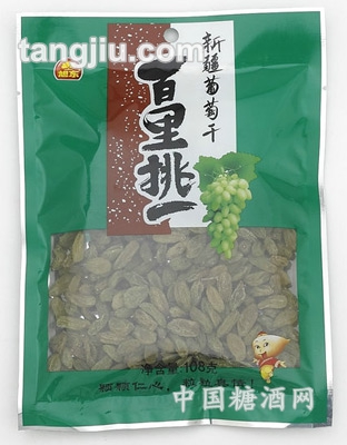 百里挑一袋装葡萄干108g